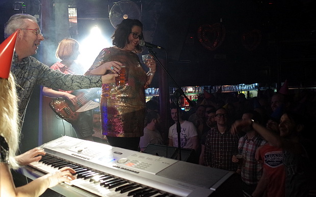 The party singalong Mrs Mills Experience are back - check out the crazy photos from their last London show, Feb 2014