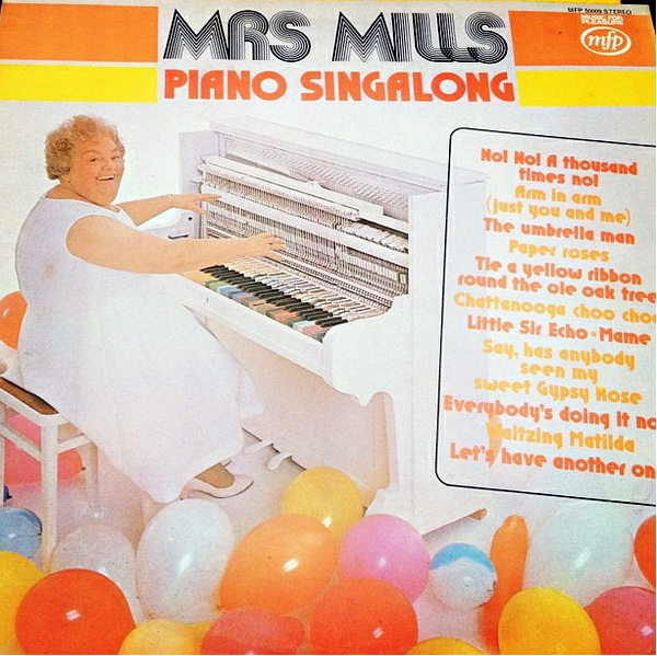 Mrs Mills - a collection of album covers