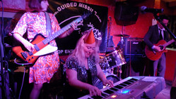 Mrs Mills Experience play the End of the World Party with Glam Chops at the Buffalo Bar, Upper Street, London N1, Thurs 20th December 2012