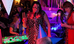 Mrs Mills Experience Xmas party at the Brixton Offline Club, Friday 20th December2013