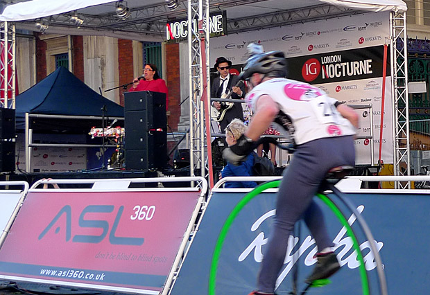 The Mrs Mills Experience at the London Nocturne,	Smithfield Market, Farringdon, central London, Saturday 9th June 2012