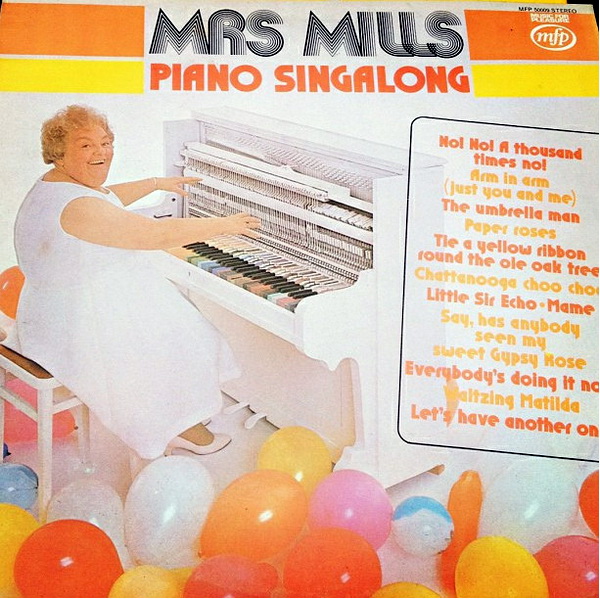 Mrs Mills - a collection of album covers